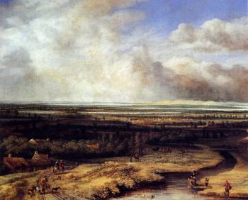 飛利浦 科尼尅 An Extensive Landscape With A Hawking Party 飛利浦 科尼尅 An Extensive Landscape With A Hawking Party